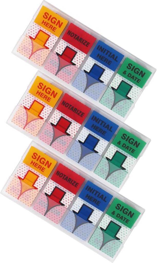 Sign Here Post It flags