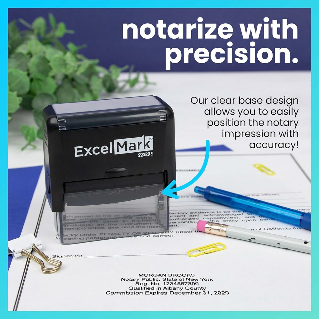 Excel Mark self-inking stamp from Amazon